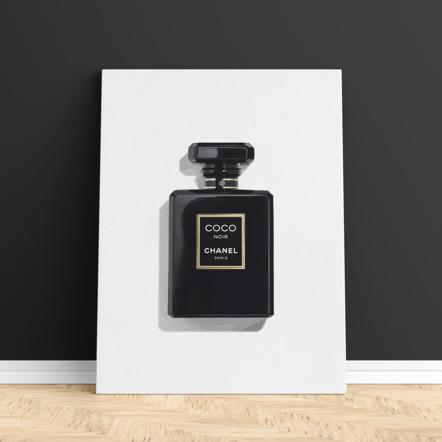 Watercolor Perfume Bottle Canvas Print