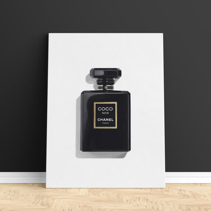 Watercolor Perfume Bottle Canvas Print