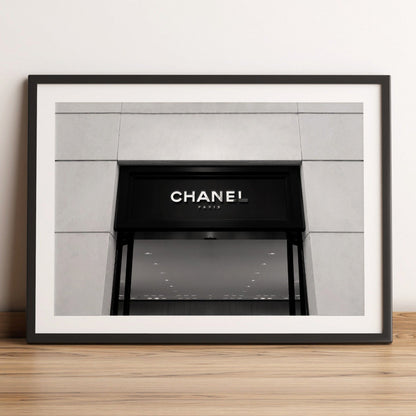 Black & White Storefront Photography Print