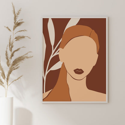 Set of 3 Boho Face Prints
