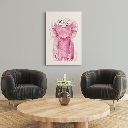 Pop art featuring KAWS bff