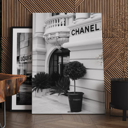 Chanel fashion canvas print