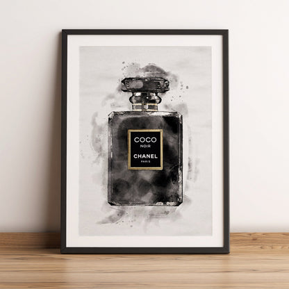 Watercolour Perfume Bottle Print