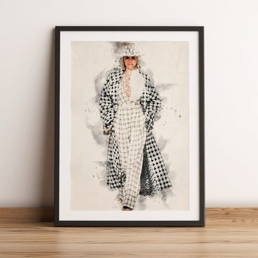 Runway Watercolour Print