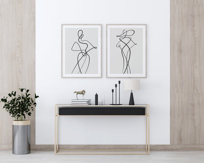 Figurative Woman no. 1 Print