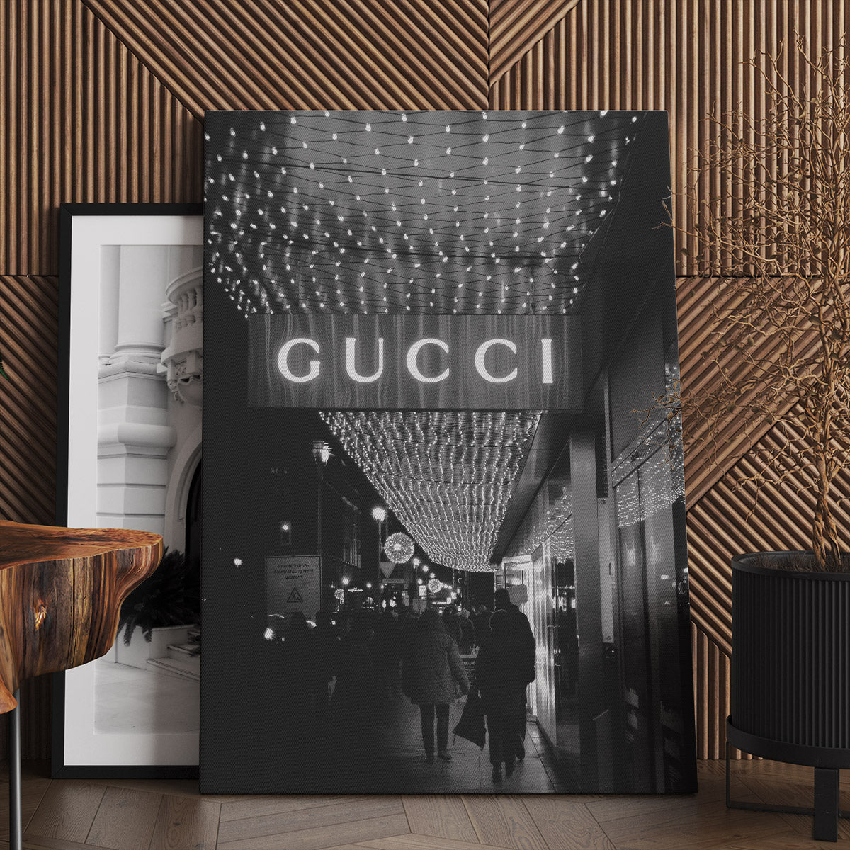 Gucci store photo canvas print
