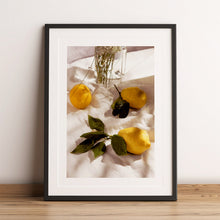 Load image into Gallery viewer, Framed print of lemons
