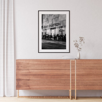 Framed LV photography print