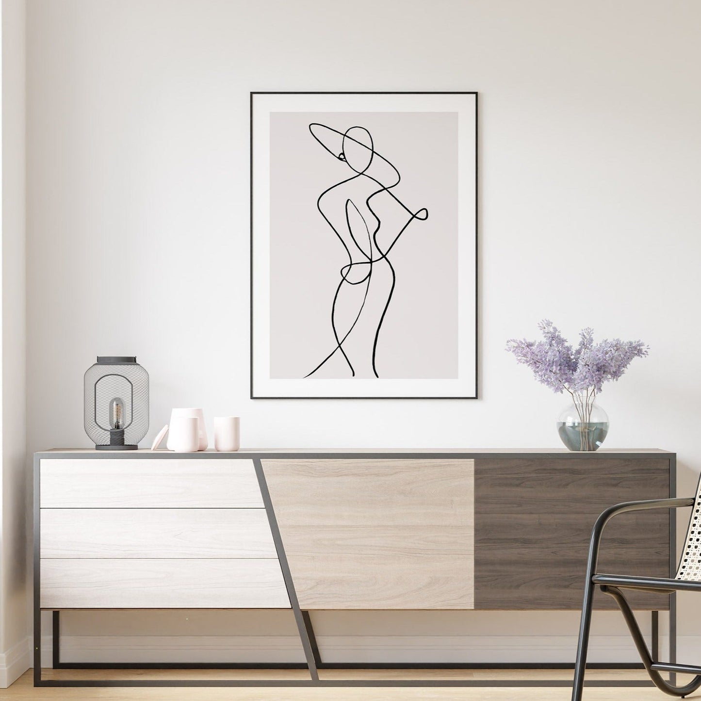 Set of 3 Amalfi Line Art Prints