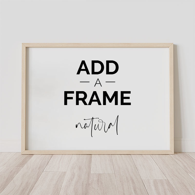 Natural Wood Frame