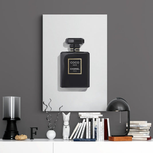 Watercolor Chanel perfume bottle canvas print
