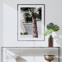 Load image into Gallery viewer, Modern interior with palm tree artwork

