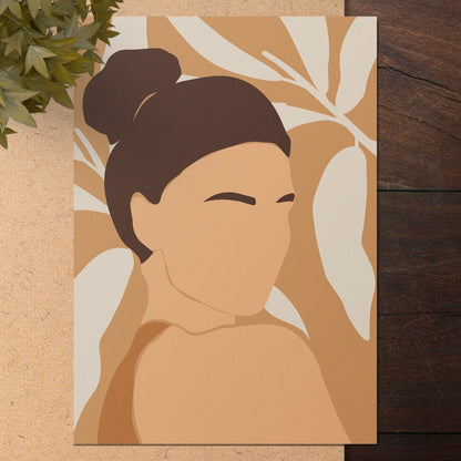 Set of 3 Boho Face Prints
