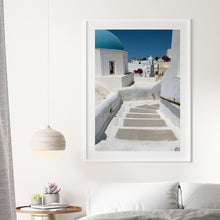 Load image into Gallery viewer, Santorini Path Print
