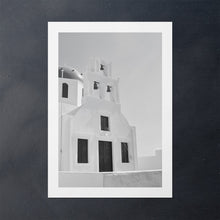 Load image into Gallery viewer, Santorini church poster
