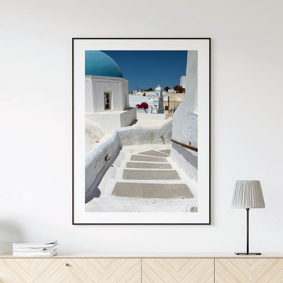 Santorini photography print 