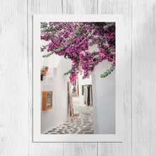 Load image into Gallery viewer, Santorini Street Print
