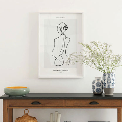 White Wood Frame