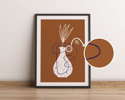 Set of 3 Terrazzo Vase Prints