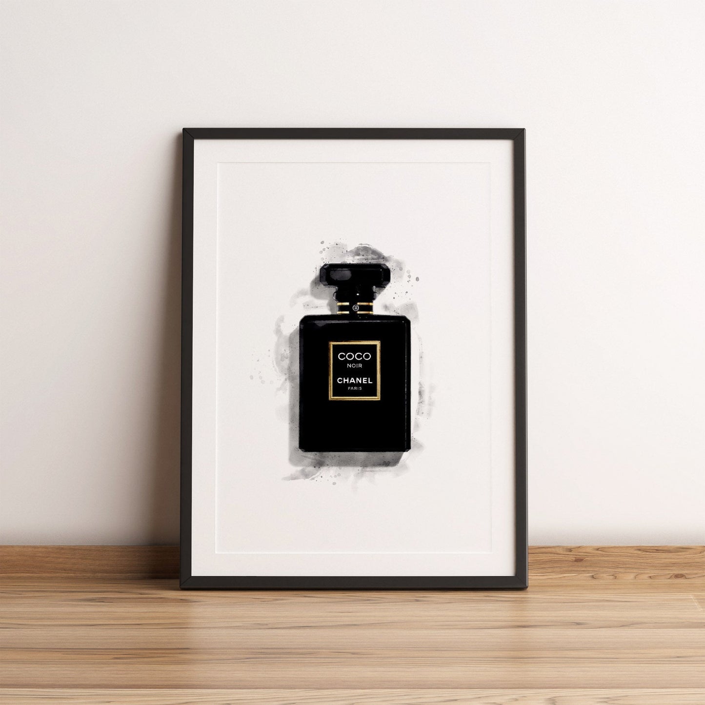 Noir Watercolour Print
