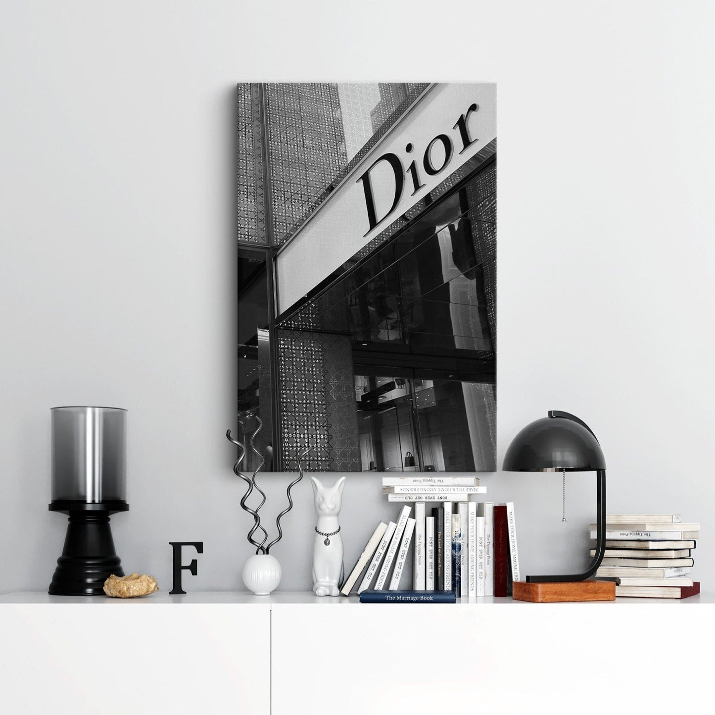 Dior canvas print