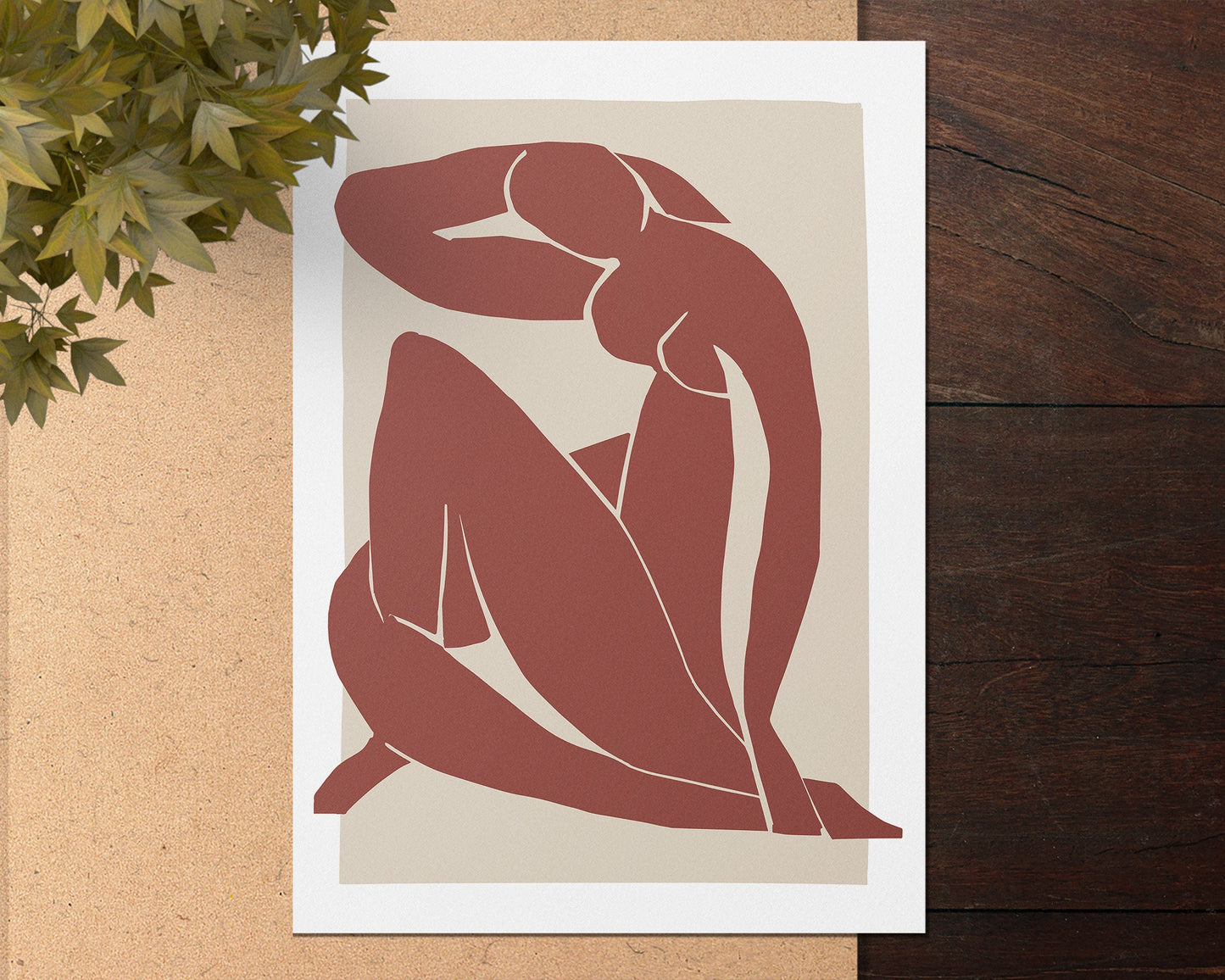 Boho Matisse Nude Print