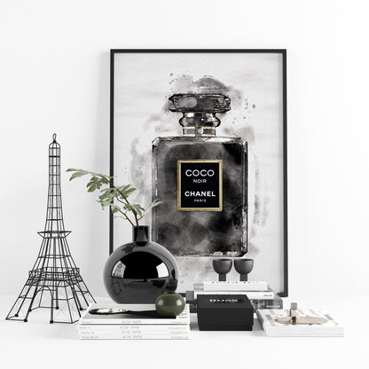 Watercolour Perfume Bottle Print