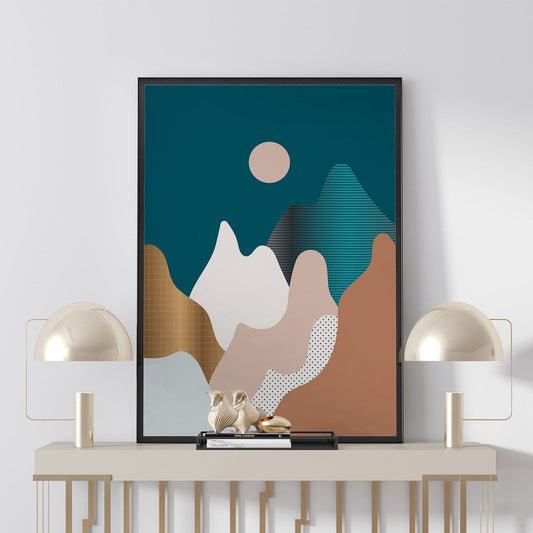 Mid century modern art print
