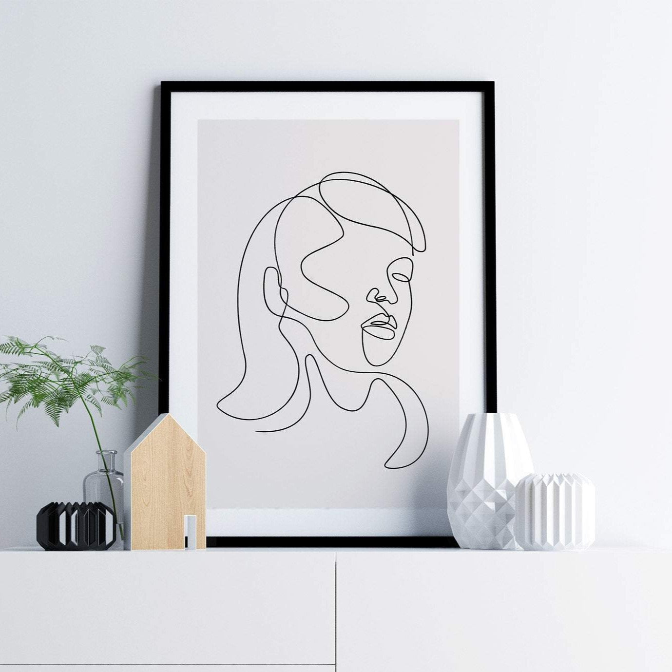 Abstract line art illustration