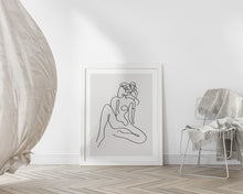 Load image into Gallery viewer, Set of 3 Minimalist Line Art Prints
