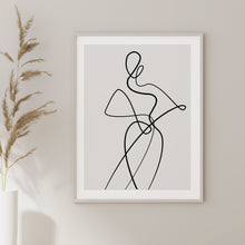 Load image into Gallery viewer, Minimalist line art poster
