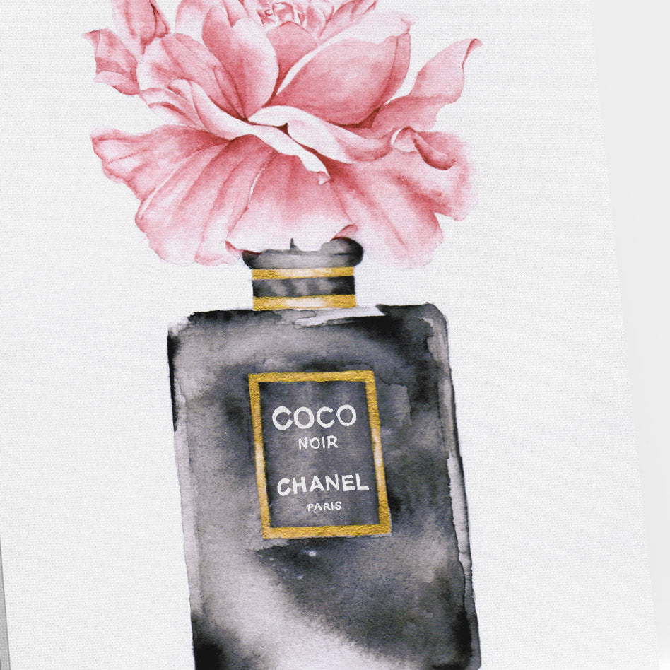 Coco Chanel Perfume Bottle Print - Products, bookmarks, design
