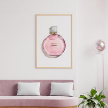Load image into Gallery viewer, Pink Watercolour Perfume Print
