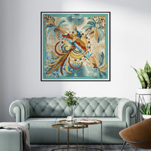 Load image into Gallery viewer, Rococo Teal Peacock Print
