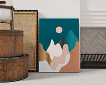 Load image into Gallery viewer, Set of 3 Mid Century Modern Canvas Prints
