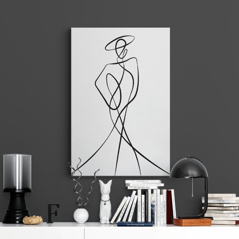 Dancing Woman Canvas Print