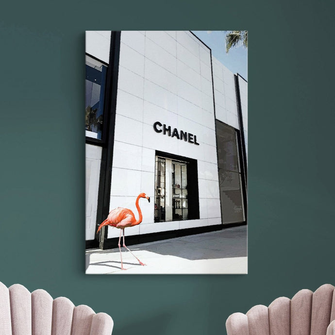 Chanel pop art canvas print