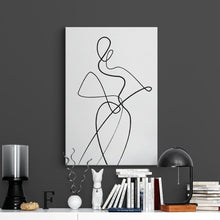 Load image into Gallery viewer, Line Art Canvas Print
