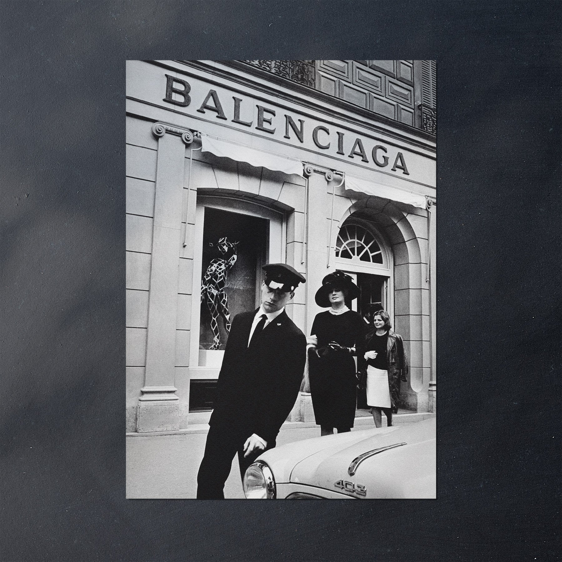 Vintage Balenciaga poster