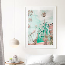 Load image into Gallery viewer, Bedroom interior with The Beverly Hills Hotel art print
