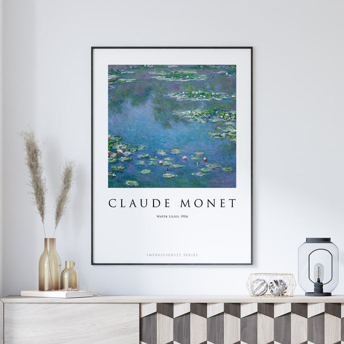Water Lilies artwork by Monet 