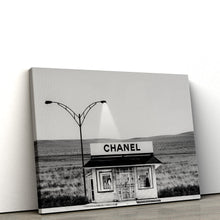 Load image into Gallery viewer, A canvas print featuring a Chanel storefront
