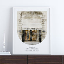 Load image into Gallery viewer, Chanel store art print
