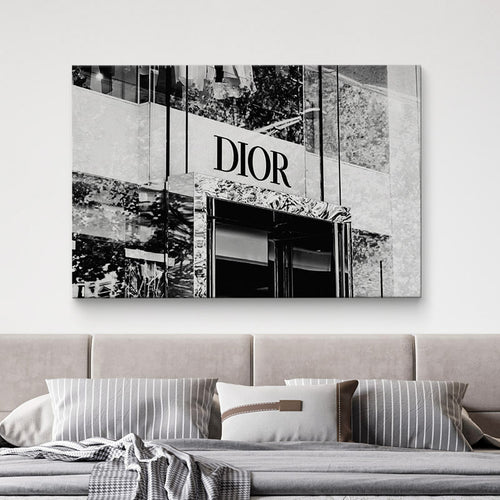 Dior photography canvas print