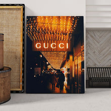 Load image into Gallery viewer, Gucci photography canvas print

