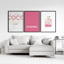 Load image into Gallery viewer, Pink Marble Coco Quote Print
