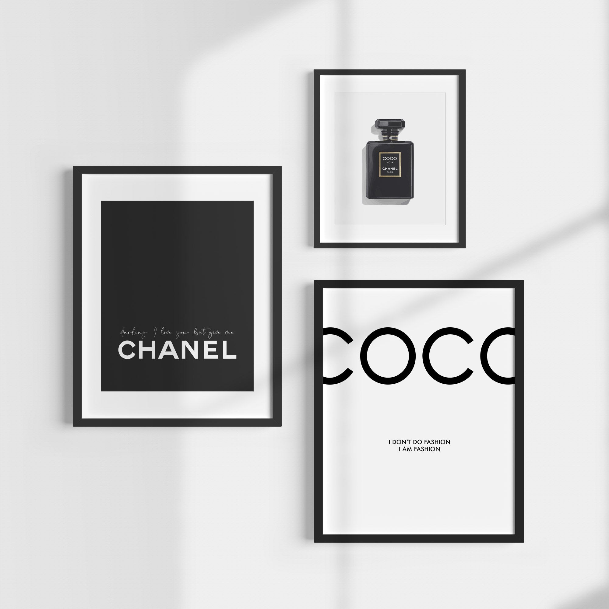 Set of Coco Graphical Prints | Coco Chanel Quote – TemproDesign