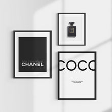 Load image into Gallery viewer, Set of 3 Coco Chanel Quote Prints
