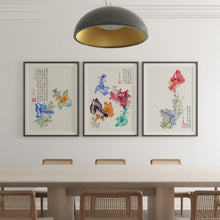 Load image into Gallery viewer, Koi Fish watercolor prints
