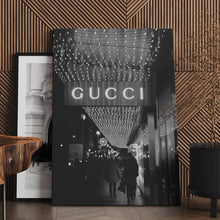 Load image into Gallery viewer, Gucci store photo canvas print
